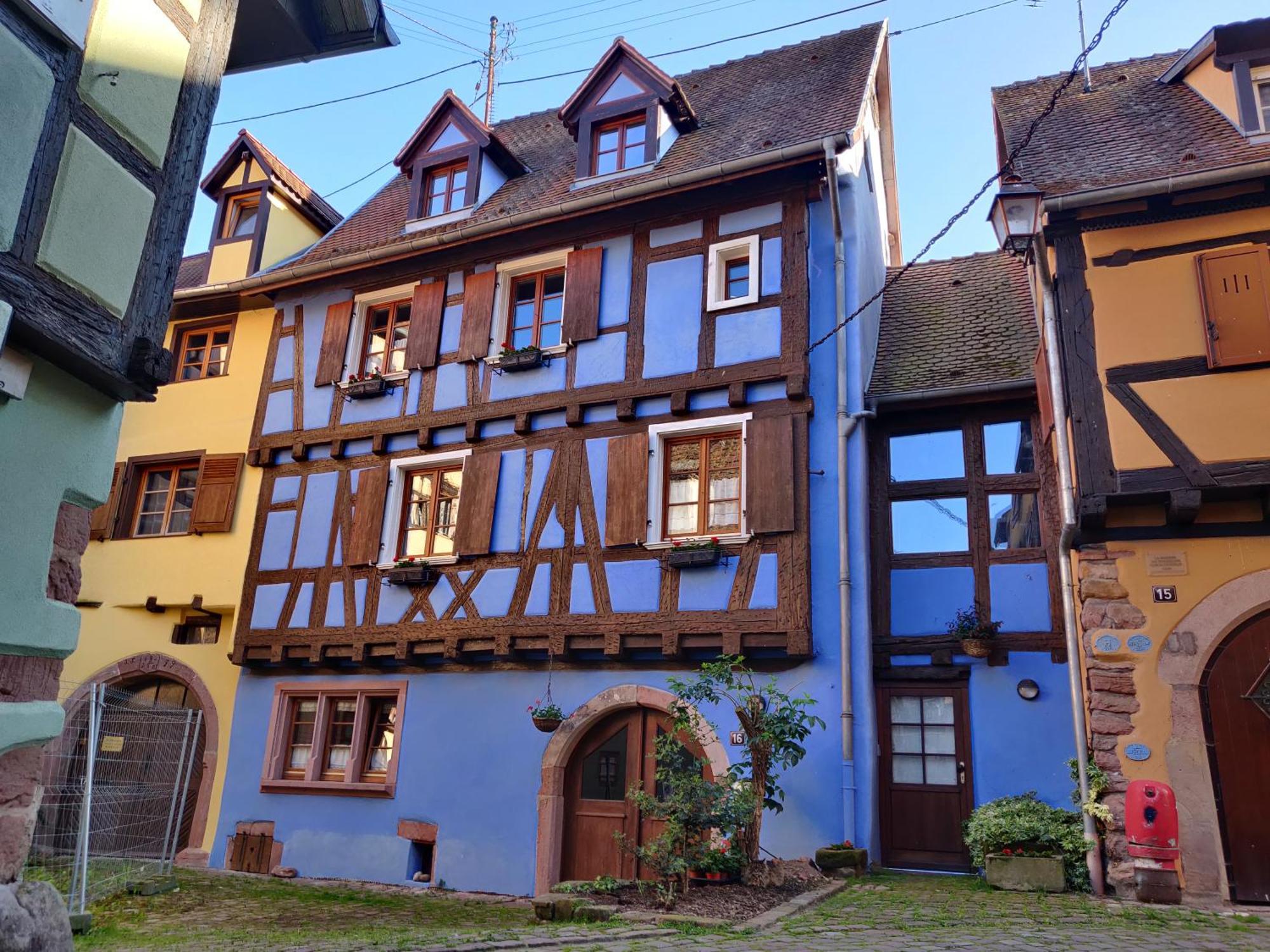 La Maison Bleue - Historic House In The Heart Of Riquewihr Kültér fotó