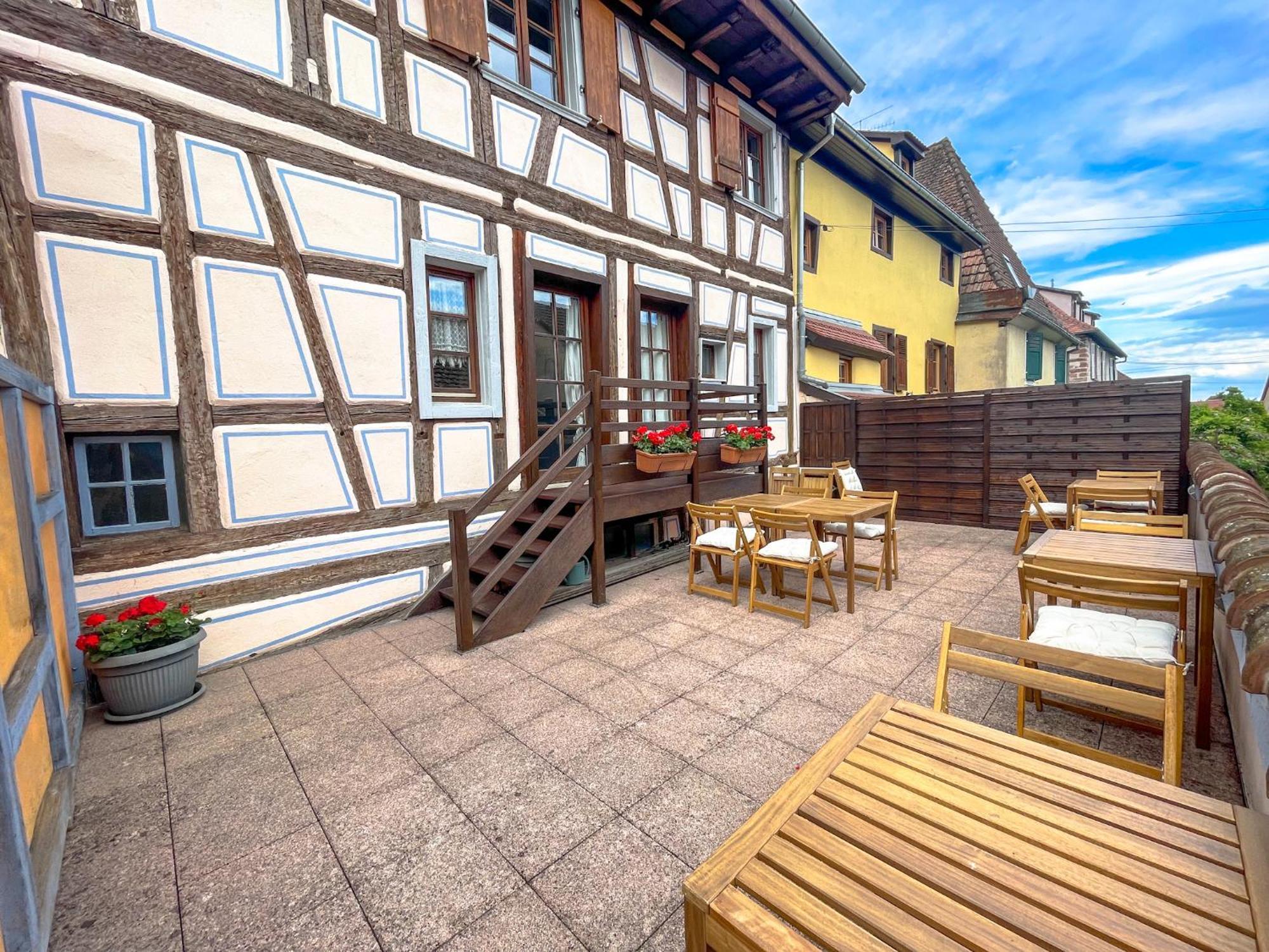 La Maison Bleue - Historic House In The Heart Of Riquewihr Kültér fotó